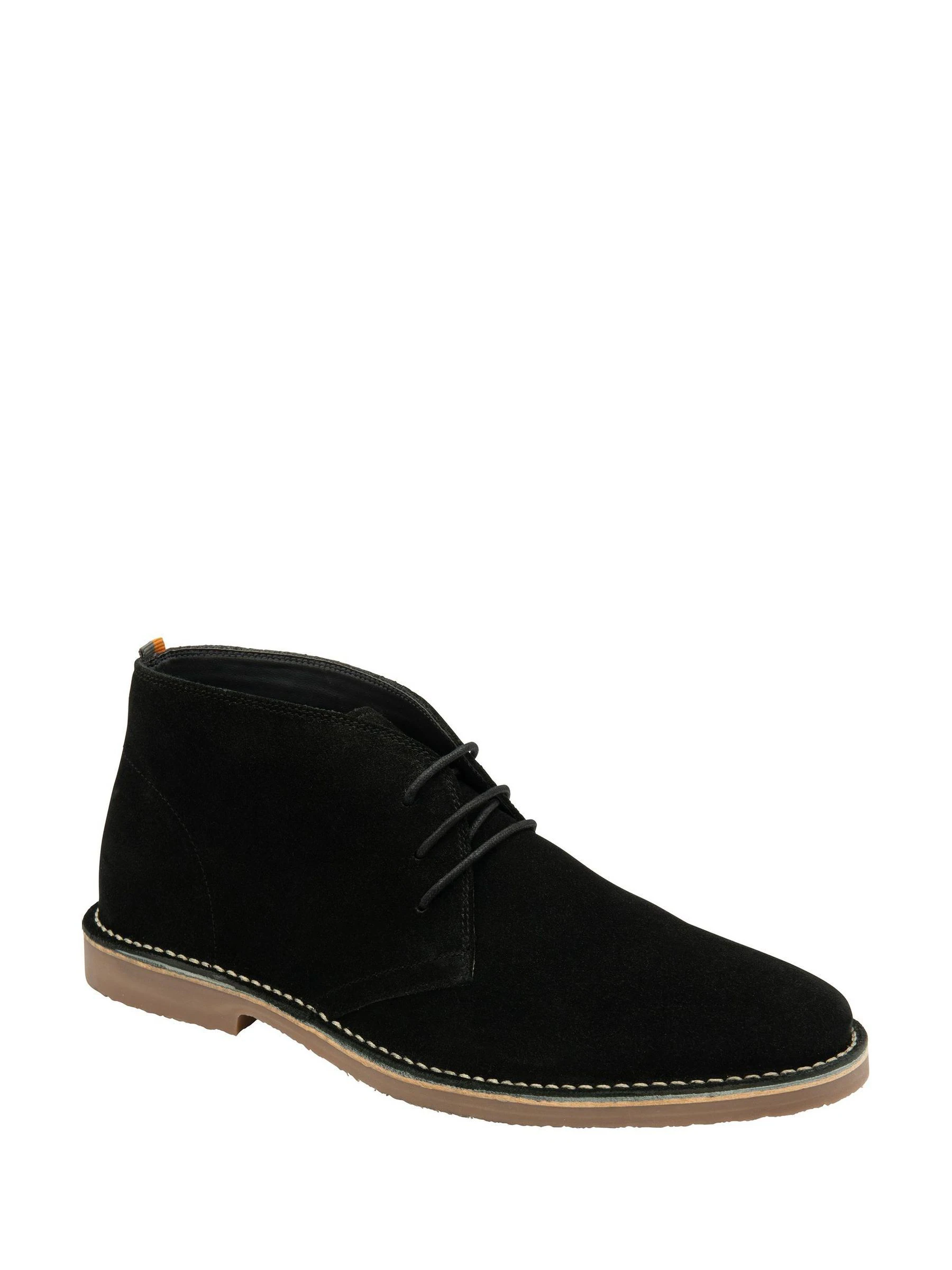 Zwart - Frank Wright Suede Desert Boots