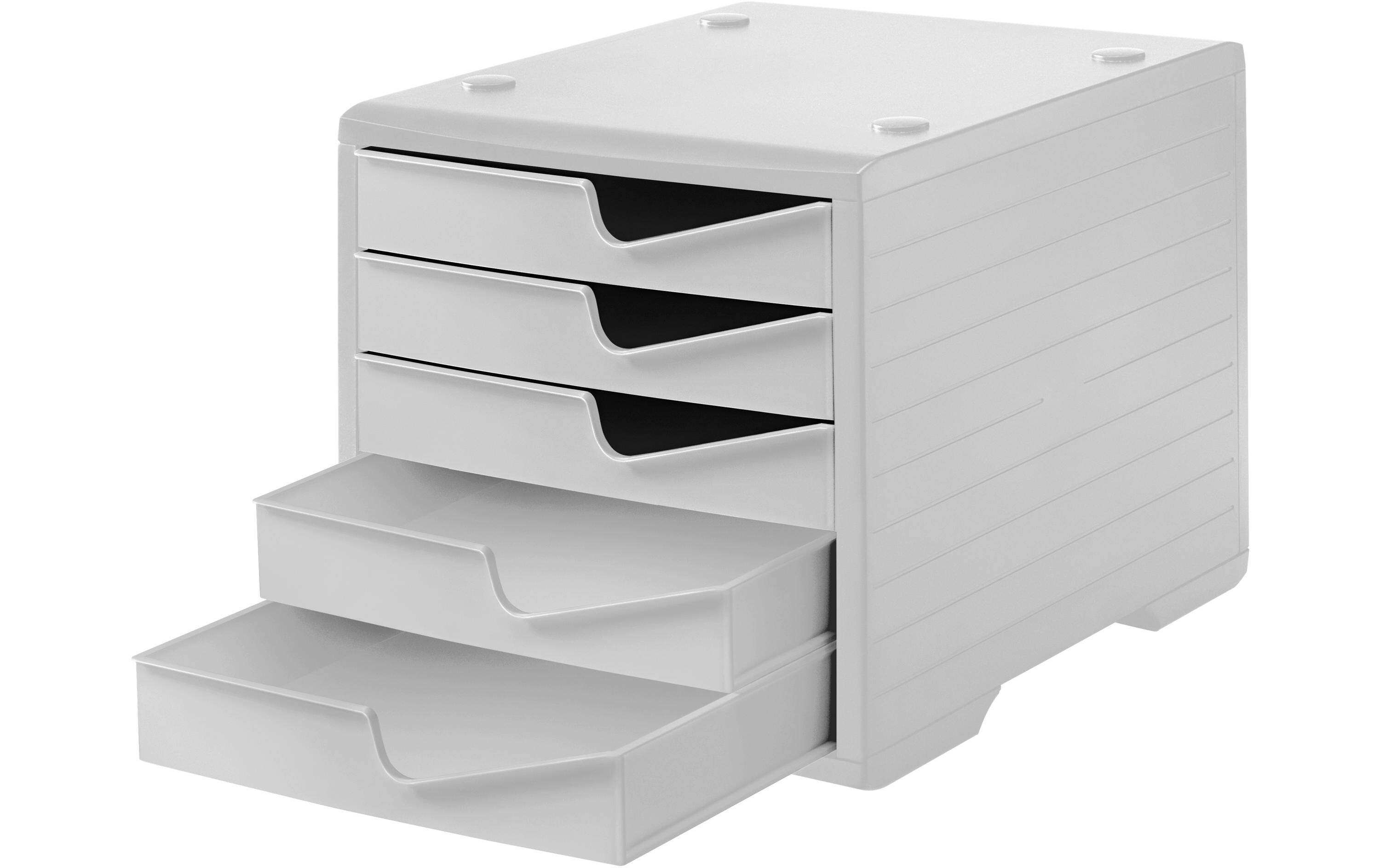 Schubladenbox Styroswingbox LichtgrauSchubladenbox mit 5 Schubladen