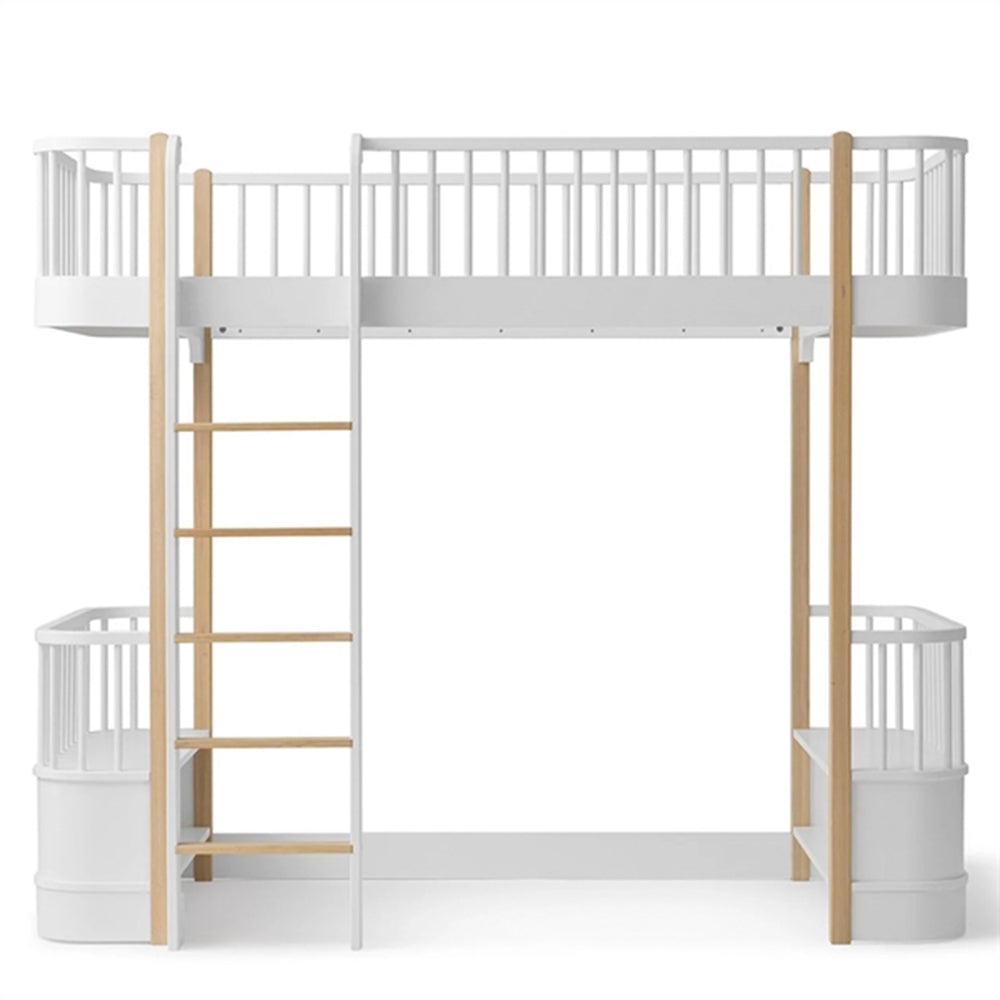 Køb Oliver Furniture Wood Højseng Hvid/Eg