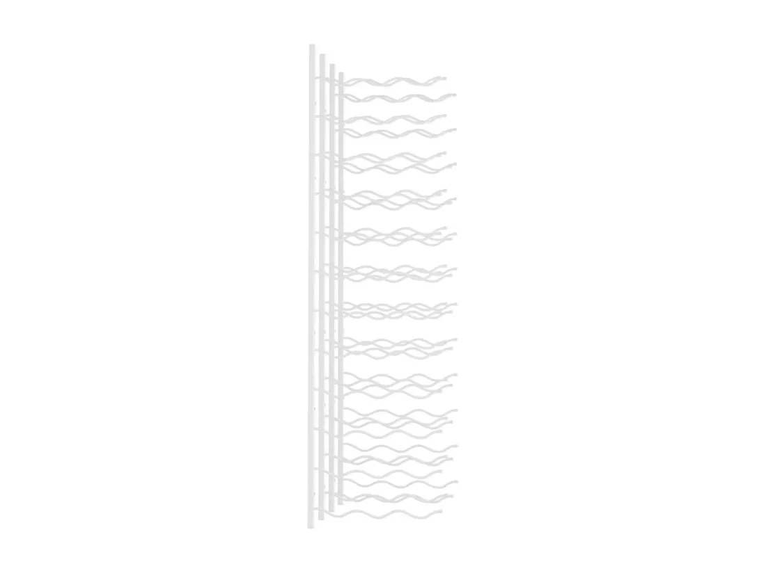 Casier à vin mural pour 36 bouteilles 2 pcs Blanc Fer