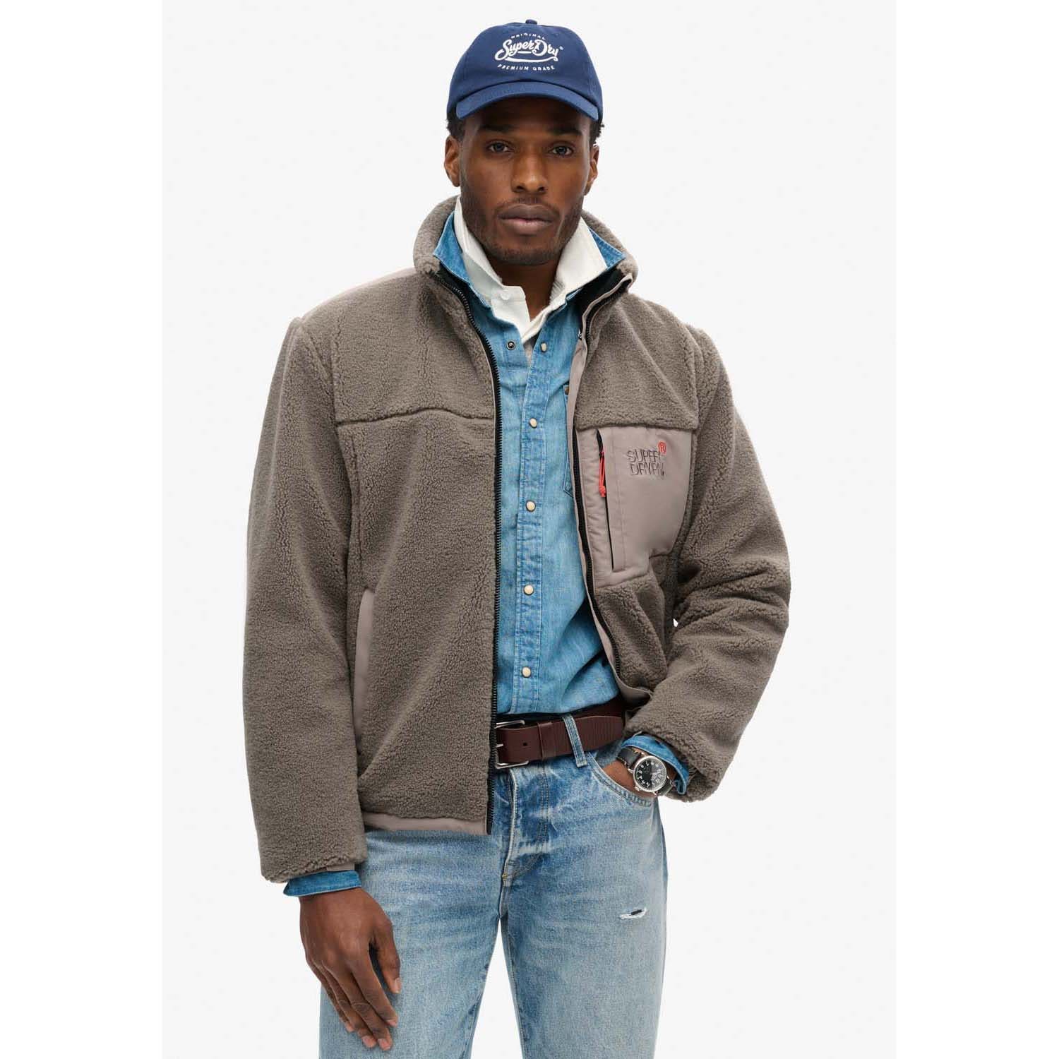 Superdry  Relaxed Fleece Trekker Jacket