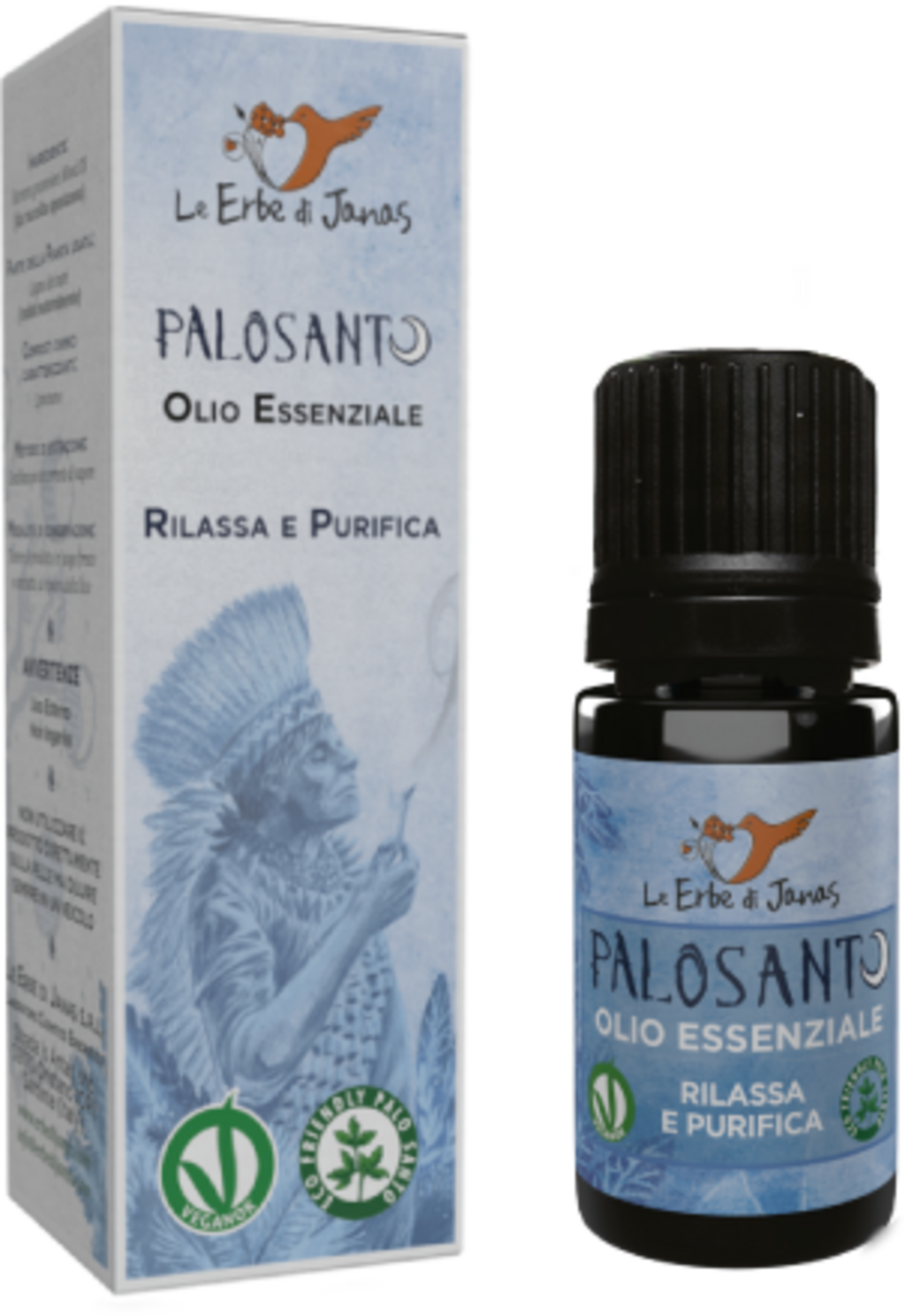 Le Erbe di Janas  PaloSanto Ätherisches Palo Santo Öl, 5 ml
