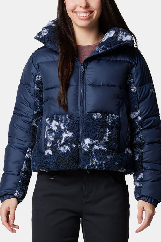 Columbia Columbia Leadbetter Point II Print Sherpa Gevoerde Jas Dames