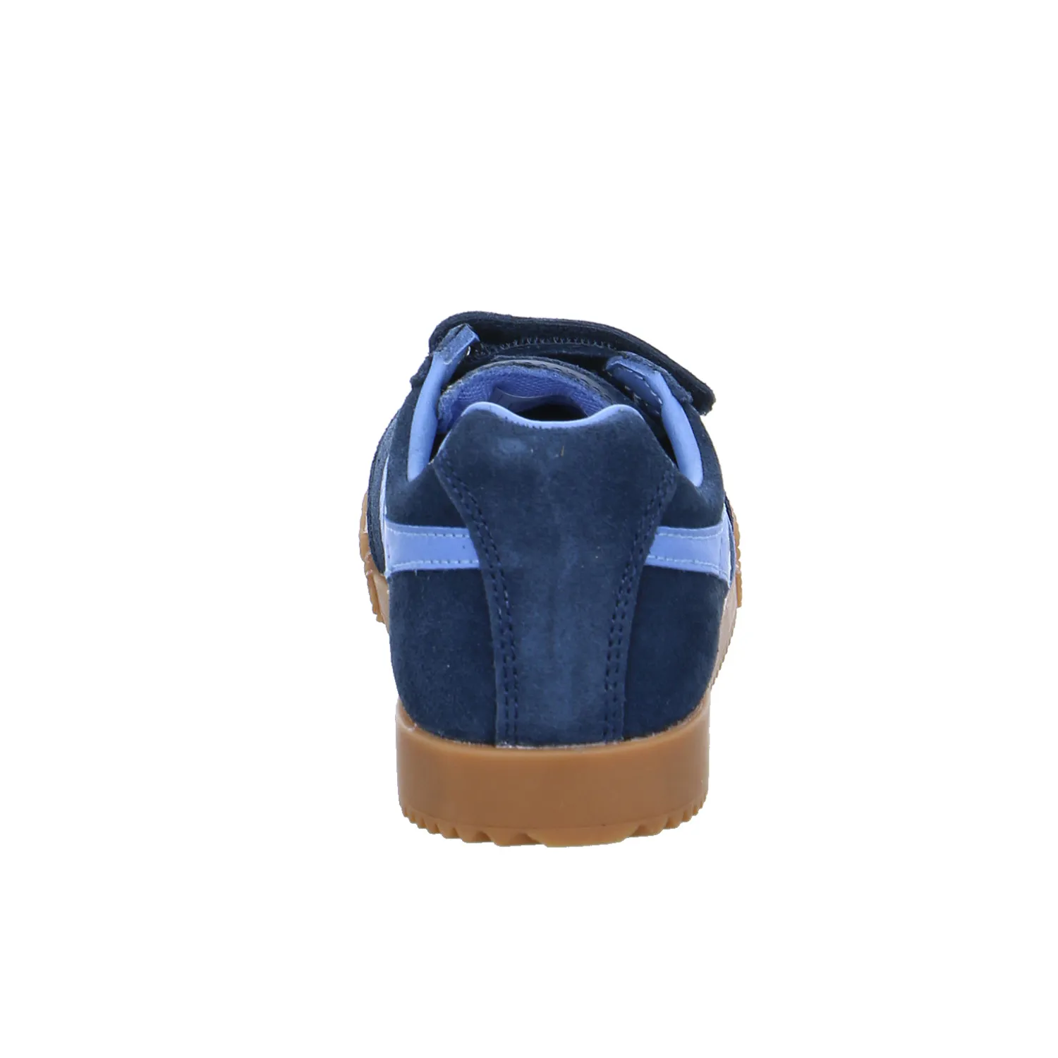 GOLA Kleinkinder-Halbschuh Klett Blau Leder  Sneaker