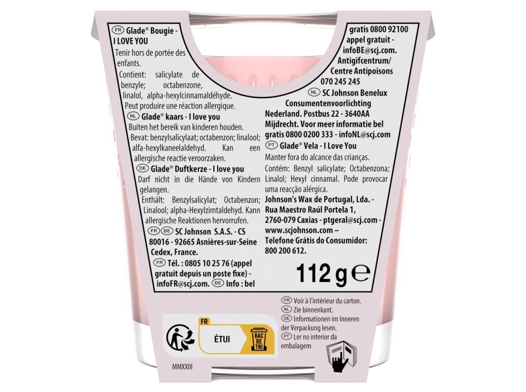 VELA GLADE I LOVE YOU 112G
