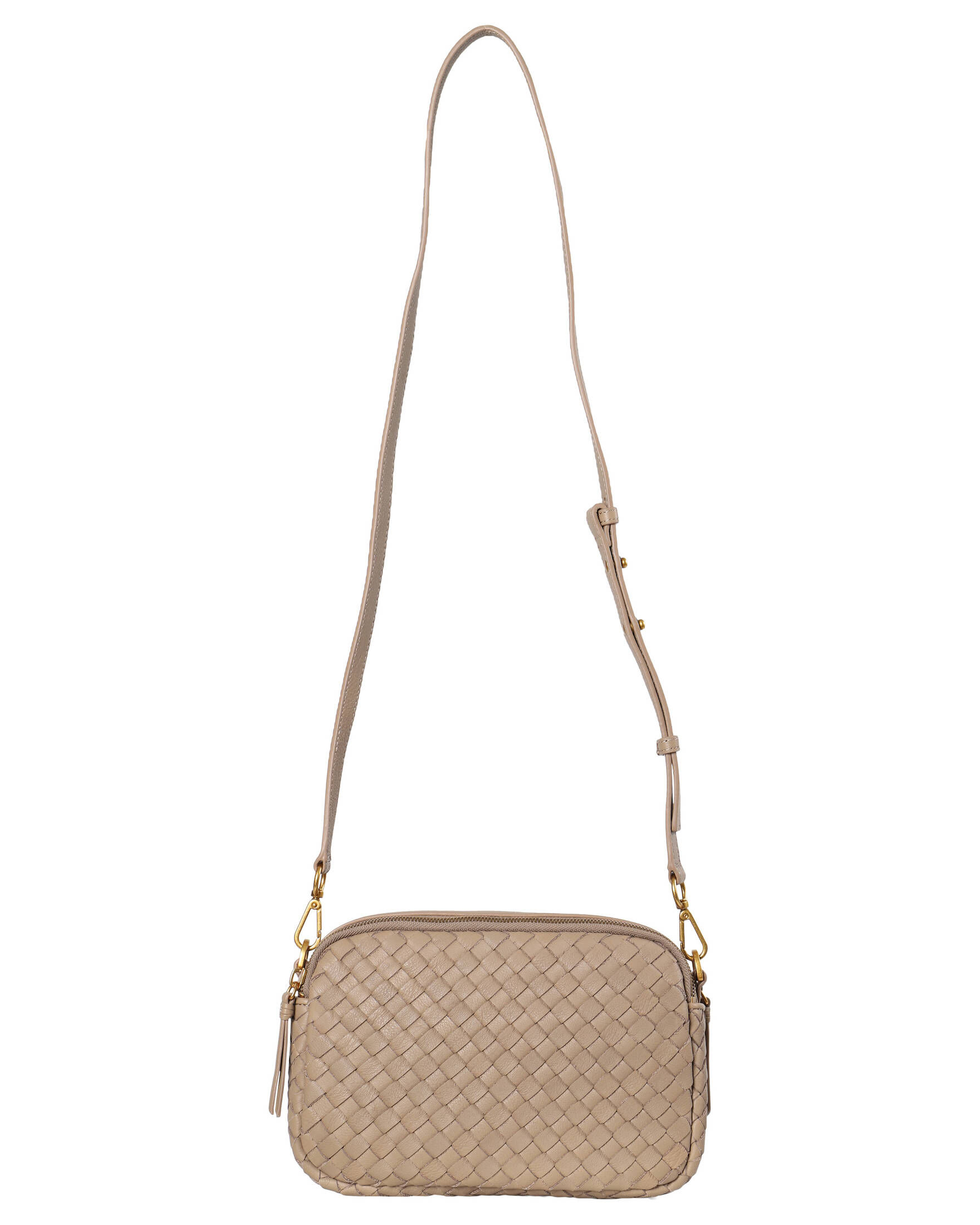 Les Visionnaires| Damen Umhängetasche EMILY WEAVE WOVEN CAMERA BAG