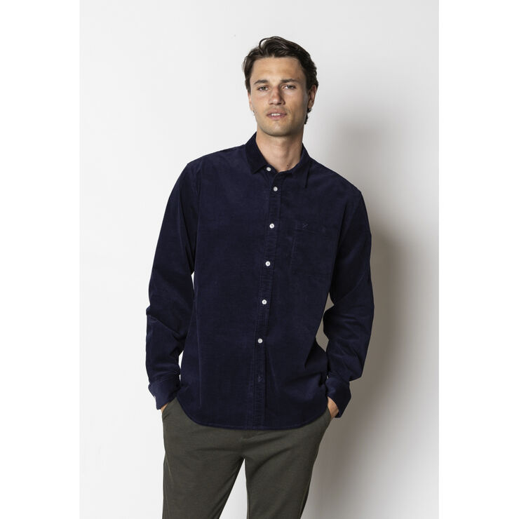Clean Cut Copenhagen Jeppe corduroy shirt Dark navy