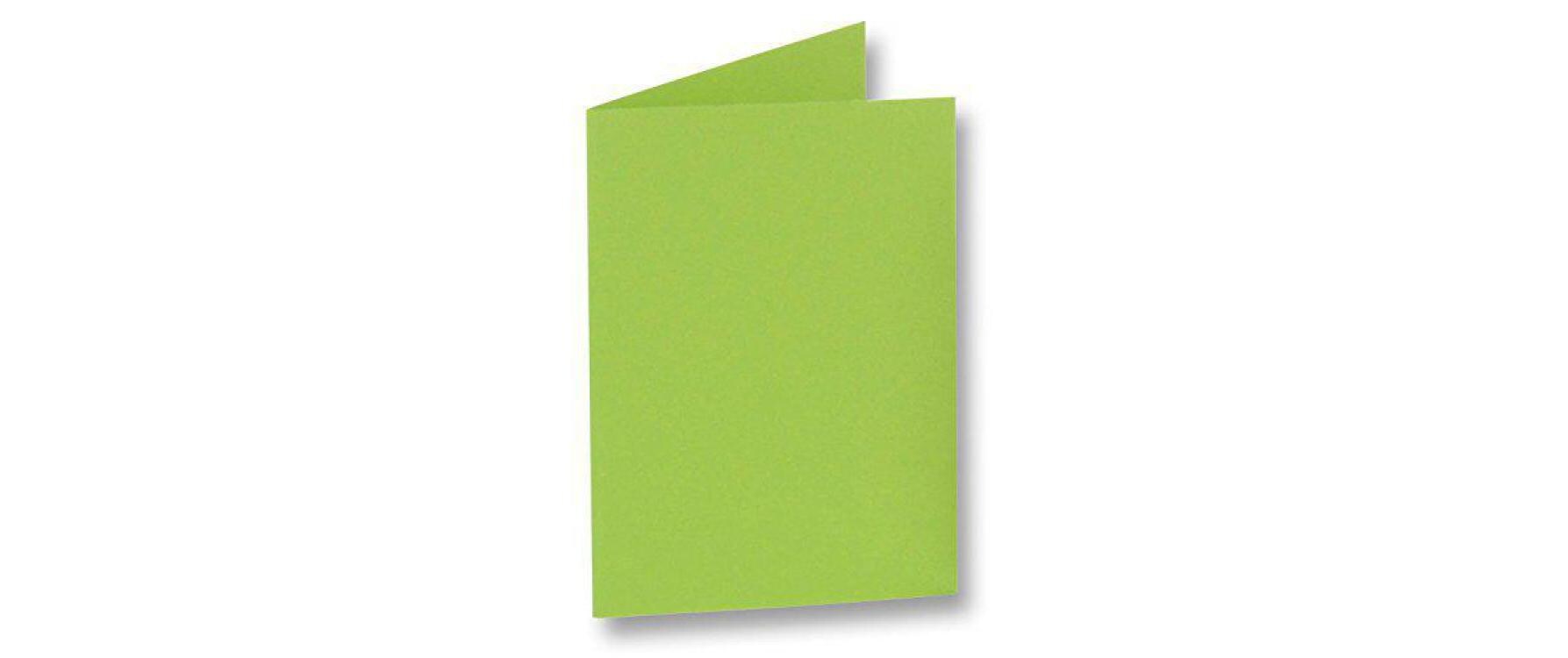 Blankokarte 220 g/m² rechteckig HellgrünBlankokarte