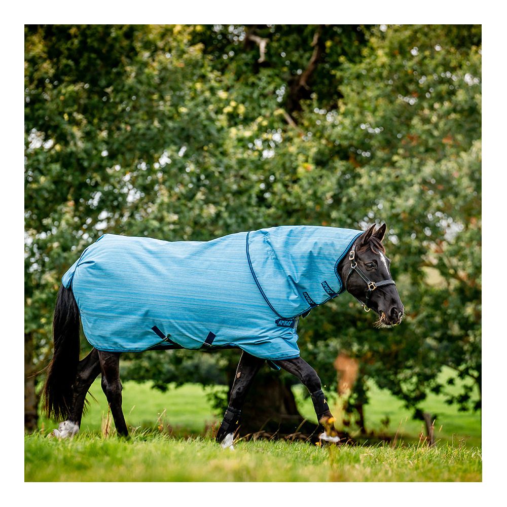 Horseware AMIGO HERO REVIVE PLUS 900D 200G - Couverture de paddock ocean blue