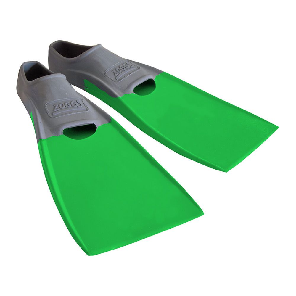 Zoggs LONG BLADE FIN - Palmes grey/green