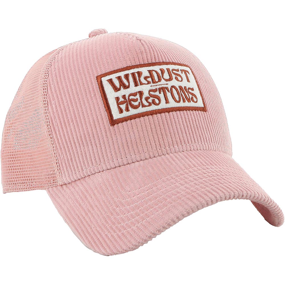 Helstons - Wildust - Casquette femme Dusty Trucker Rose / Blanc