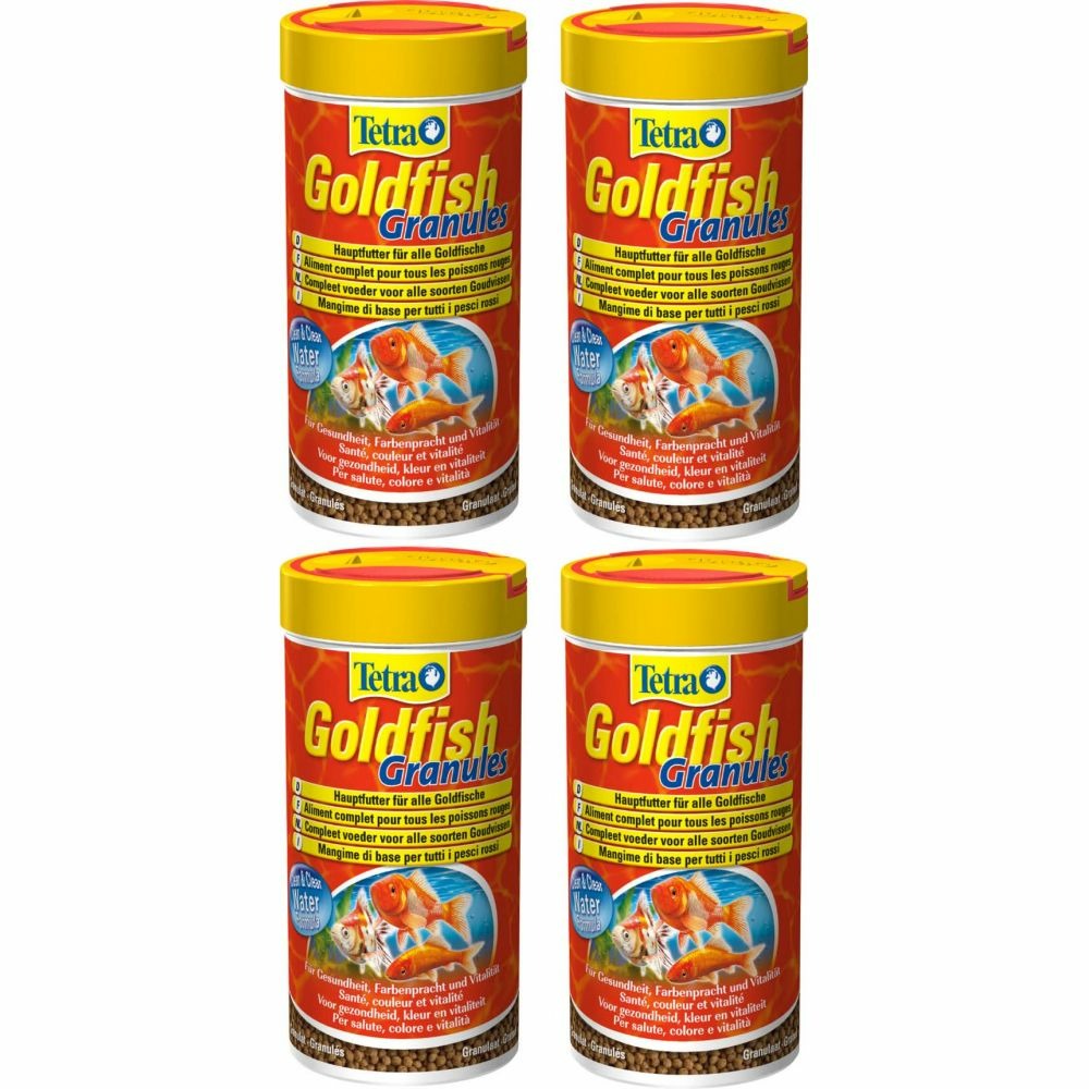 Aliment complet goldfish granulés (lot de 4)