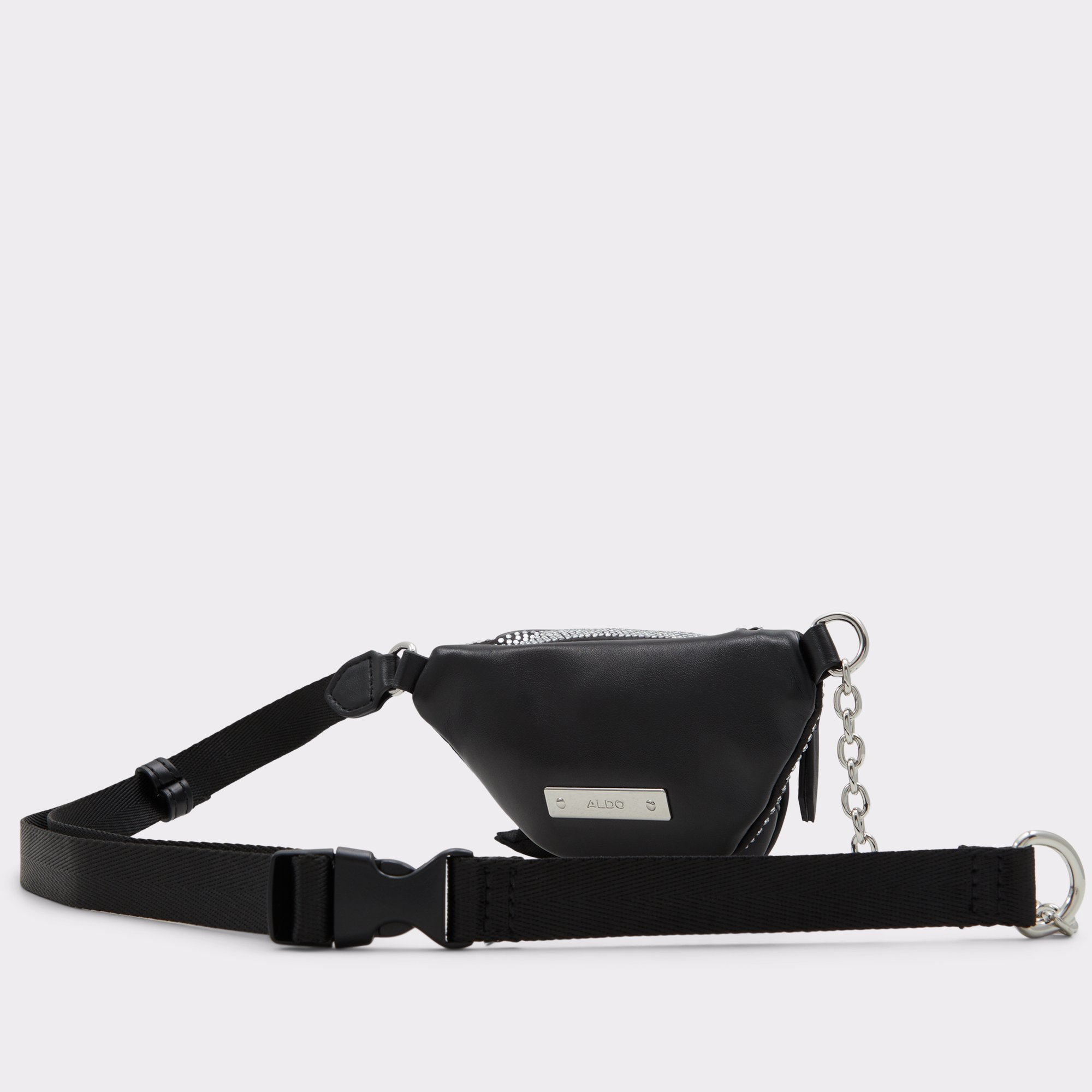 Jomaa Black-Silver Multi Women Backpacks & Fanny Packs