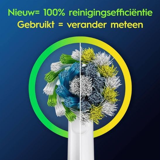 Oral-B Cross Action Pro - Opzetborstels - Met CleanMaximiser Technologie - 10 Stuks - Elektrische Tandenborstel Compatibel