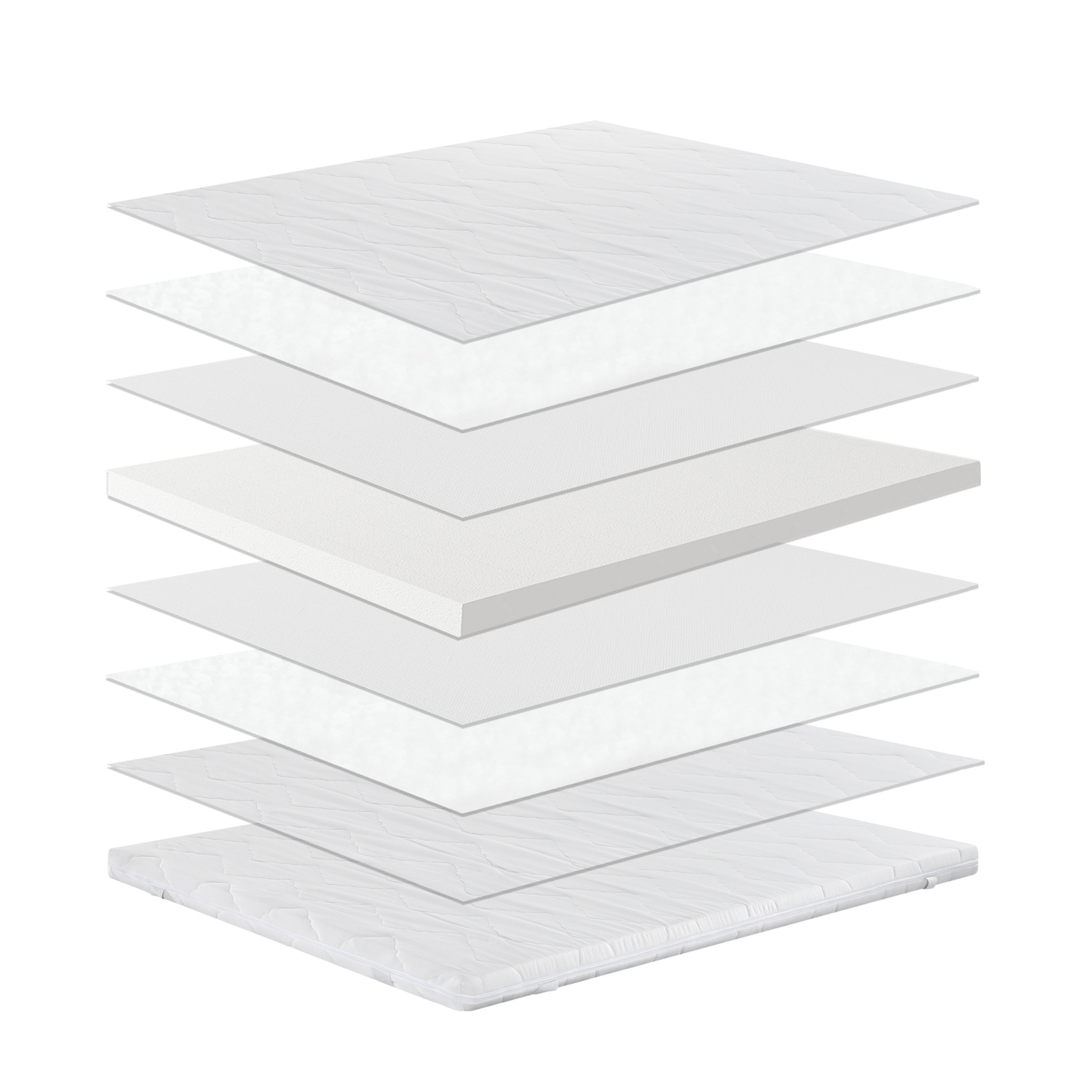 Topper Matratzenauflage Allergiker doppelseitig 180 x 200 cm