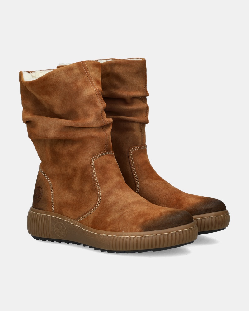 Rieker Rits- & gesloten boots  - cognac