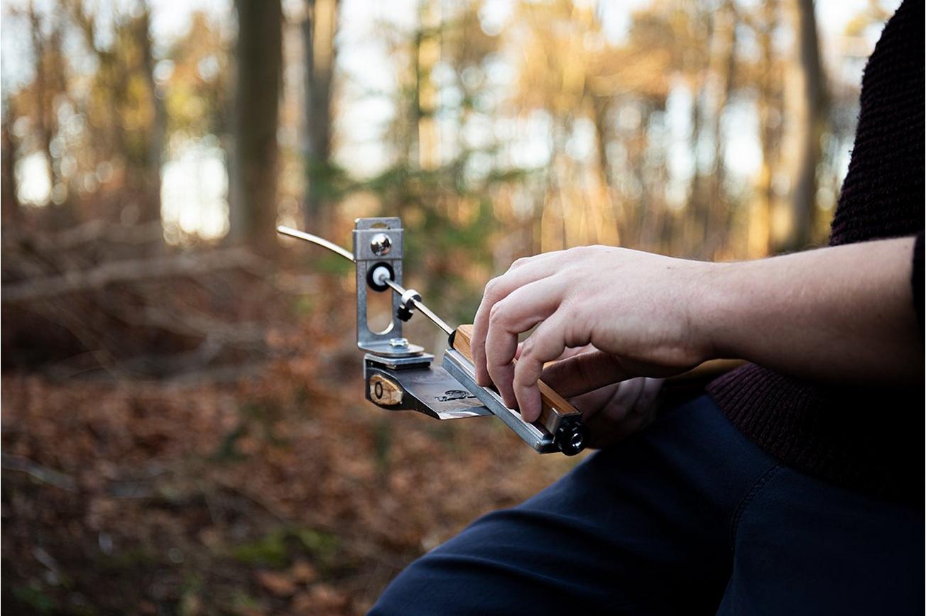 KME Axe Sharpener Kit, slijpsysteem voor bijlen