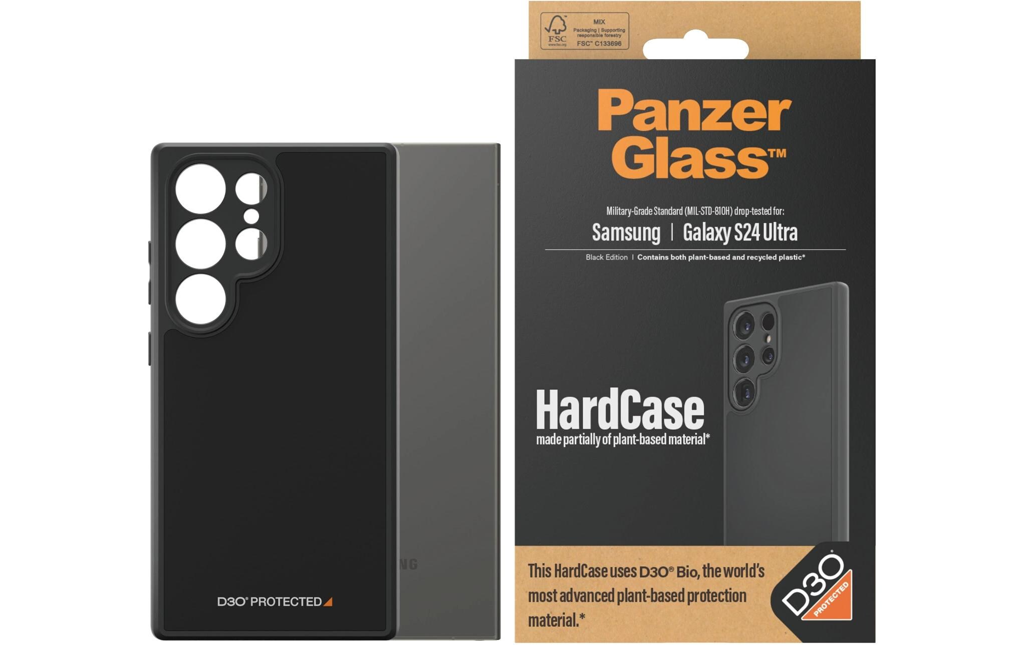 Back Cover HardCase D3O Galaxy S24 Ultra BlackSchutzhülle für das Samsung Galaxy S24 Ultra