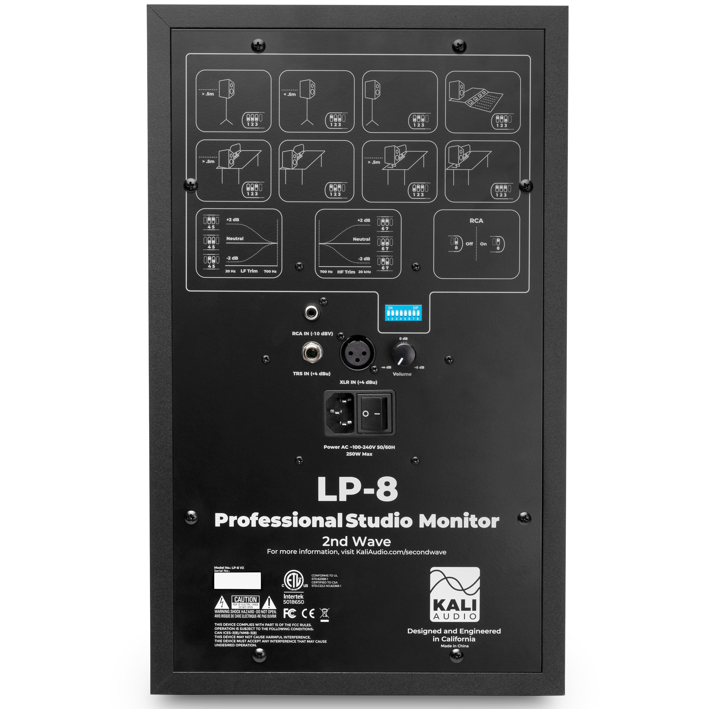 Kali Audio LP-8 Second Wave actieve studiomonitor (per stuk)