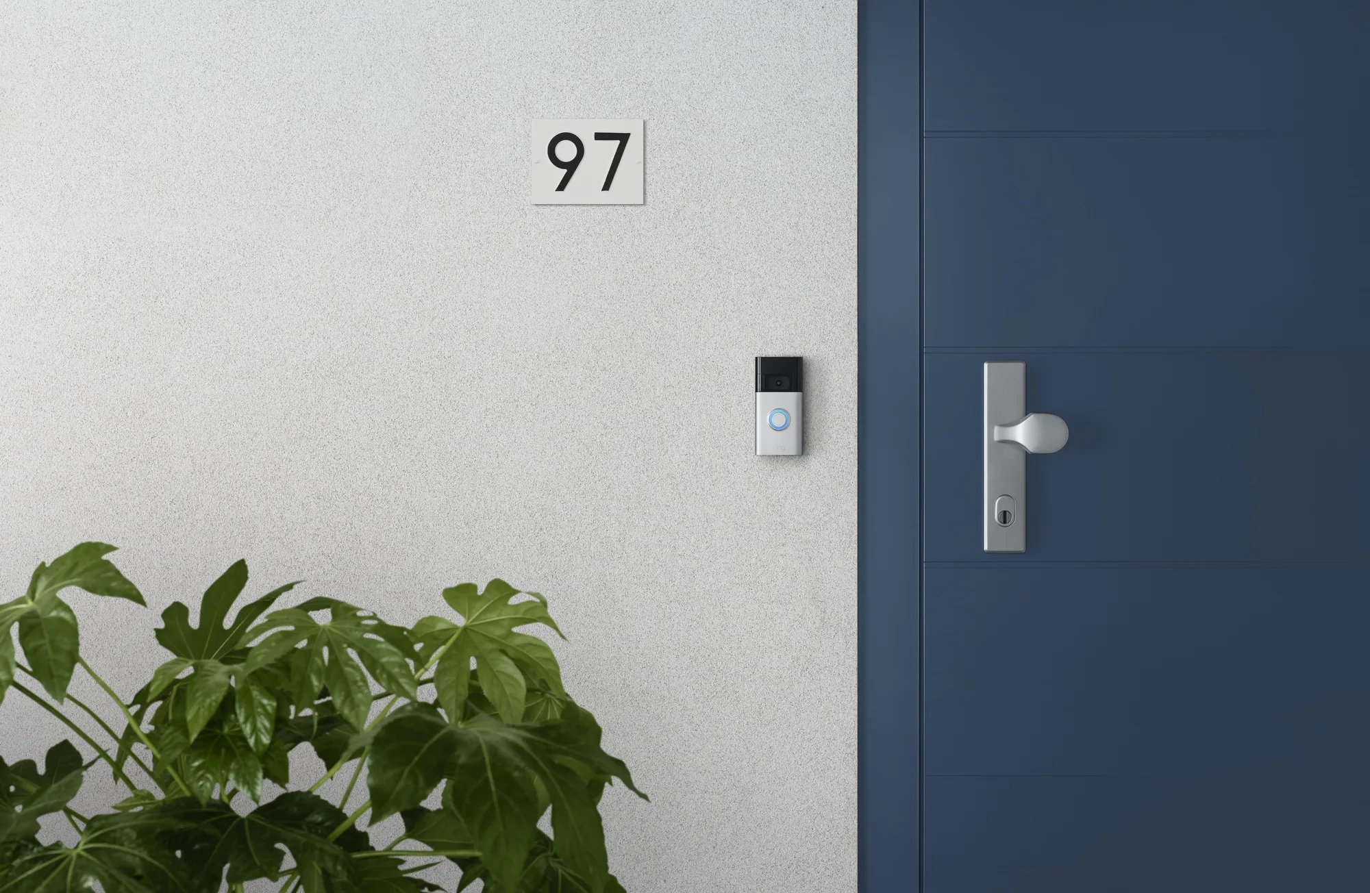 Ring Battery Video Doorbell Nickel Satiné   Chime Sonnette connectée