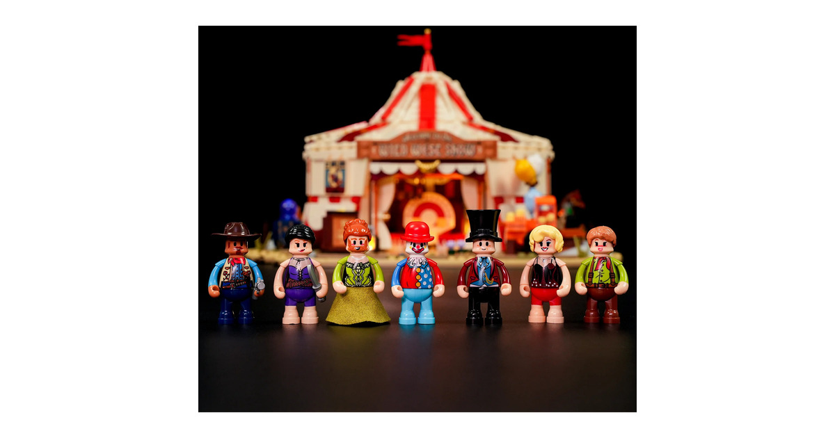 LumibricksThe Old West - Traveling Circus Constructiespeelgoed  (L9079)