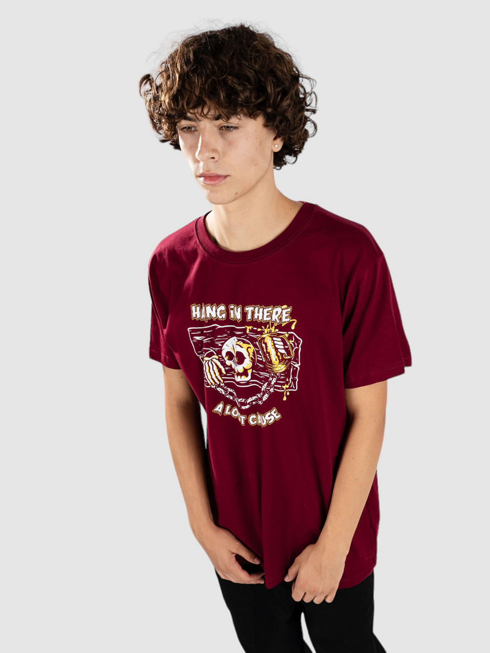 A Lost Cause Hang T-Shirt maroon
