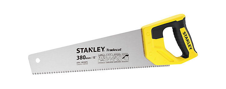 Scie tradecut Stanley 380 mm - 7 TPI