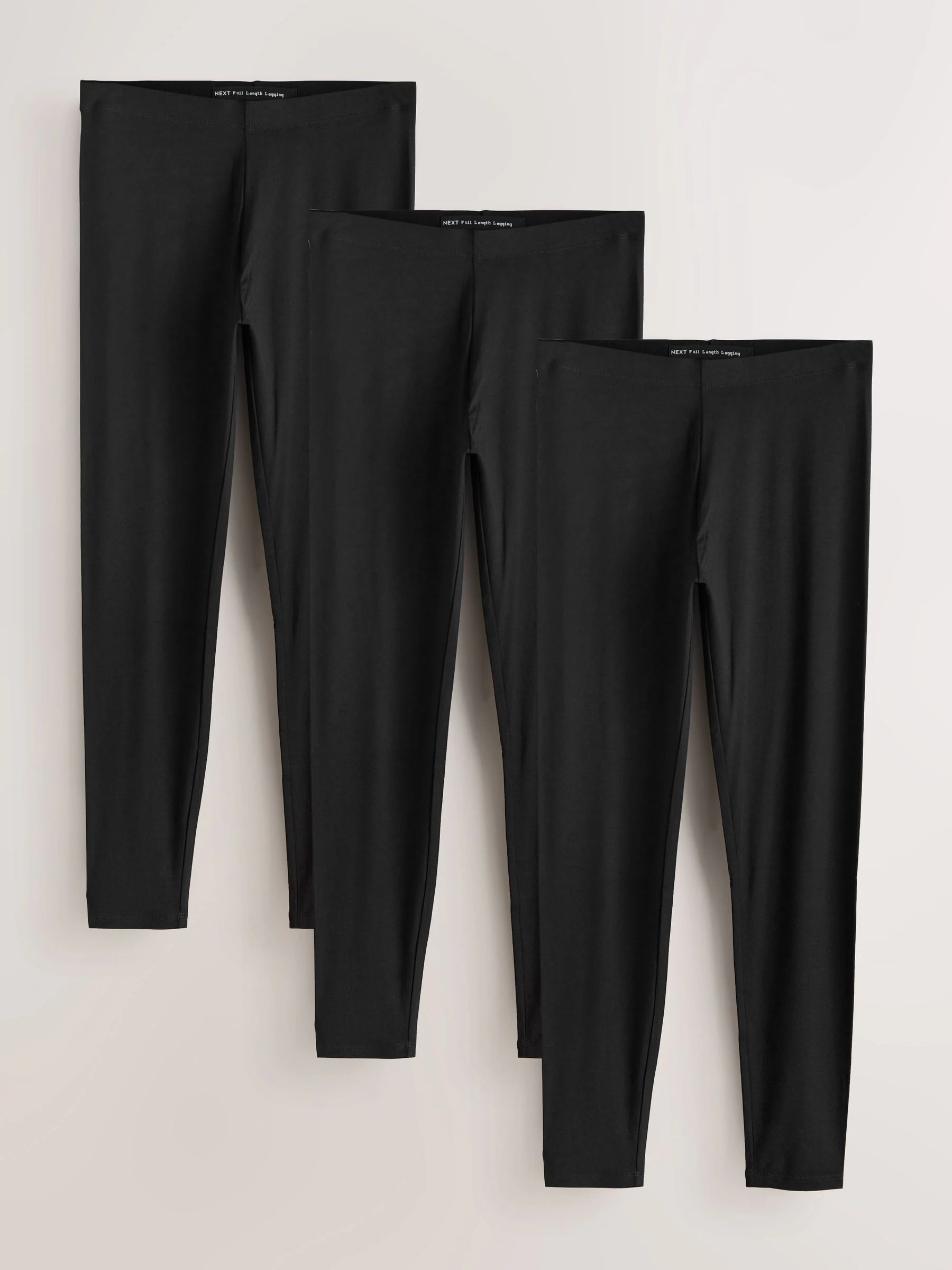 Zwart - Set van 3 lange leggings