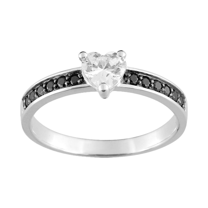 Bague femme - Oxyde de zirconium - Argent 925