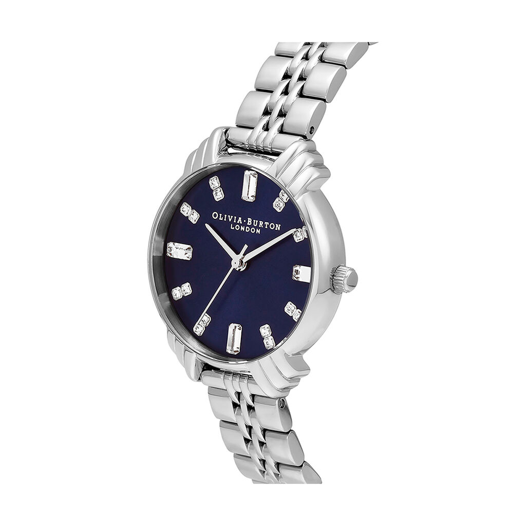 Montre Olivia Burton Art Deco Bleu