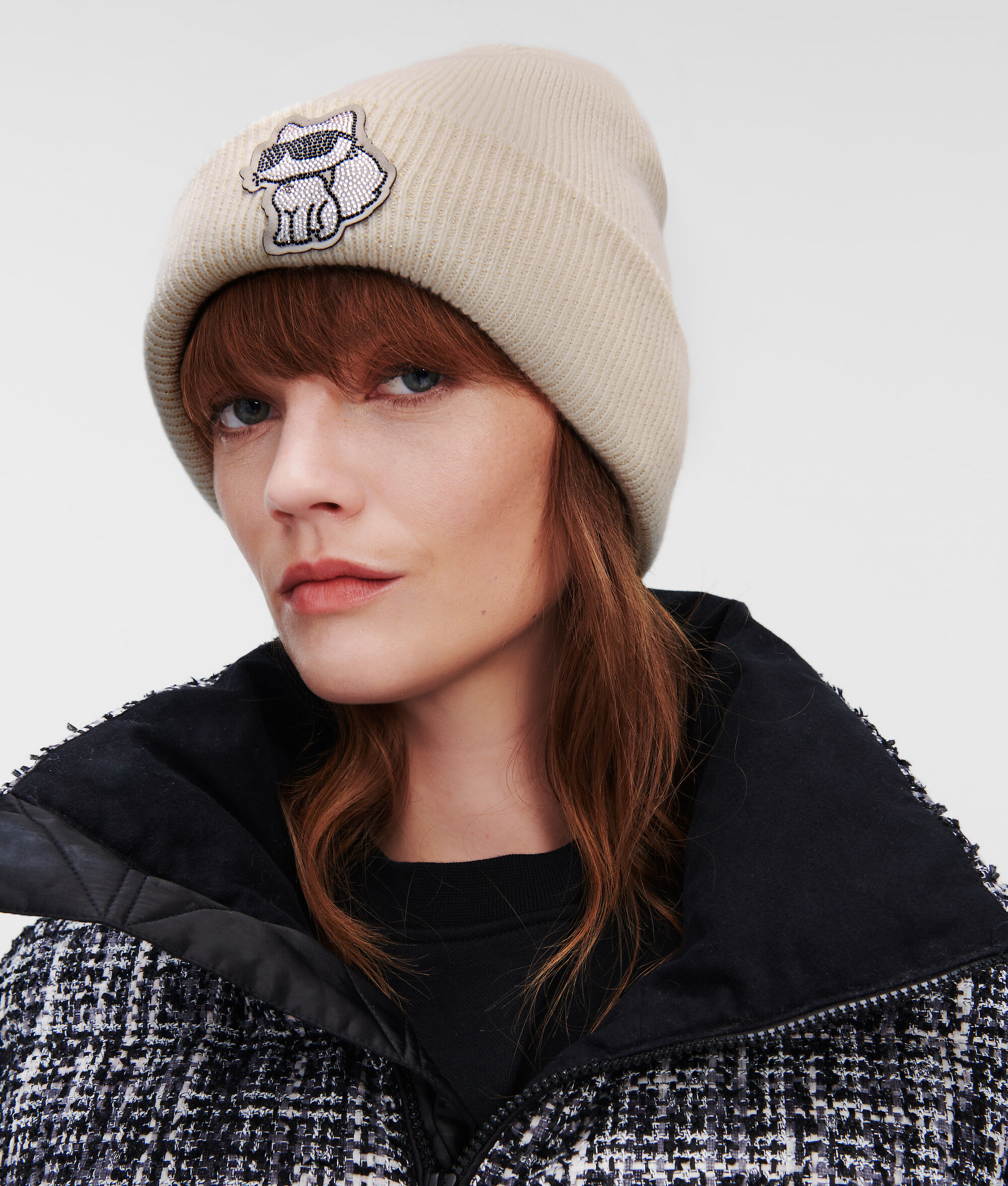 BONNET EN LUREX K/IKONIK CHOUPETTE