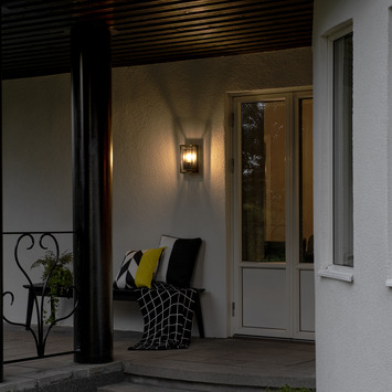 Konstsmide buitenlamp Brindisi zwart