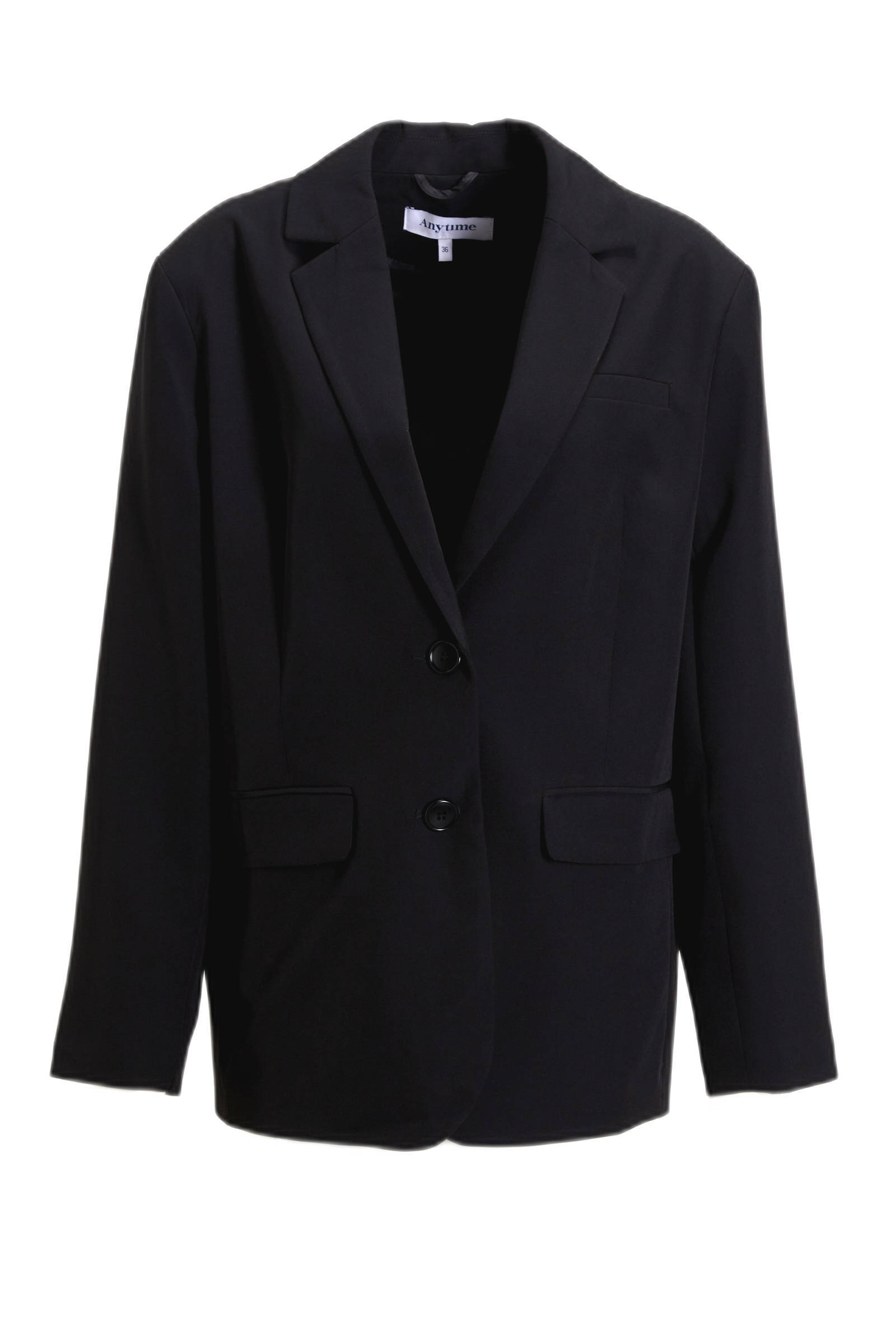 anytime oversized blazer zwart