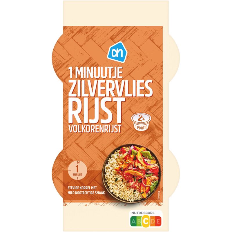 AH 1 minuutje zilvervliesrijst volkoren