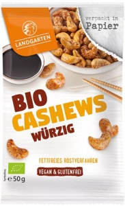 Landgarten Cashew würzig, 50 g