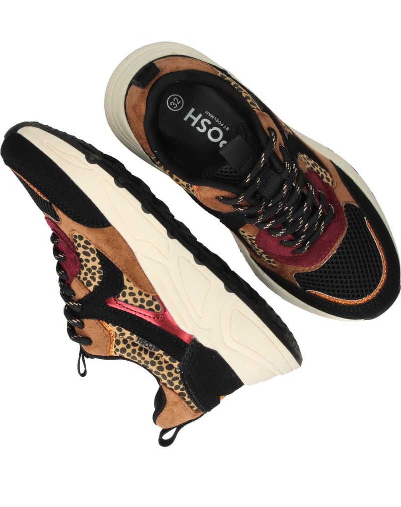 POSH by Poelman Sneakers Bruin Meisjes
