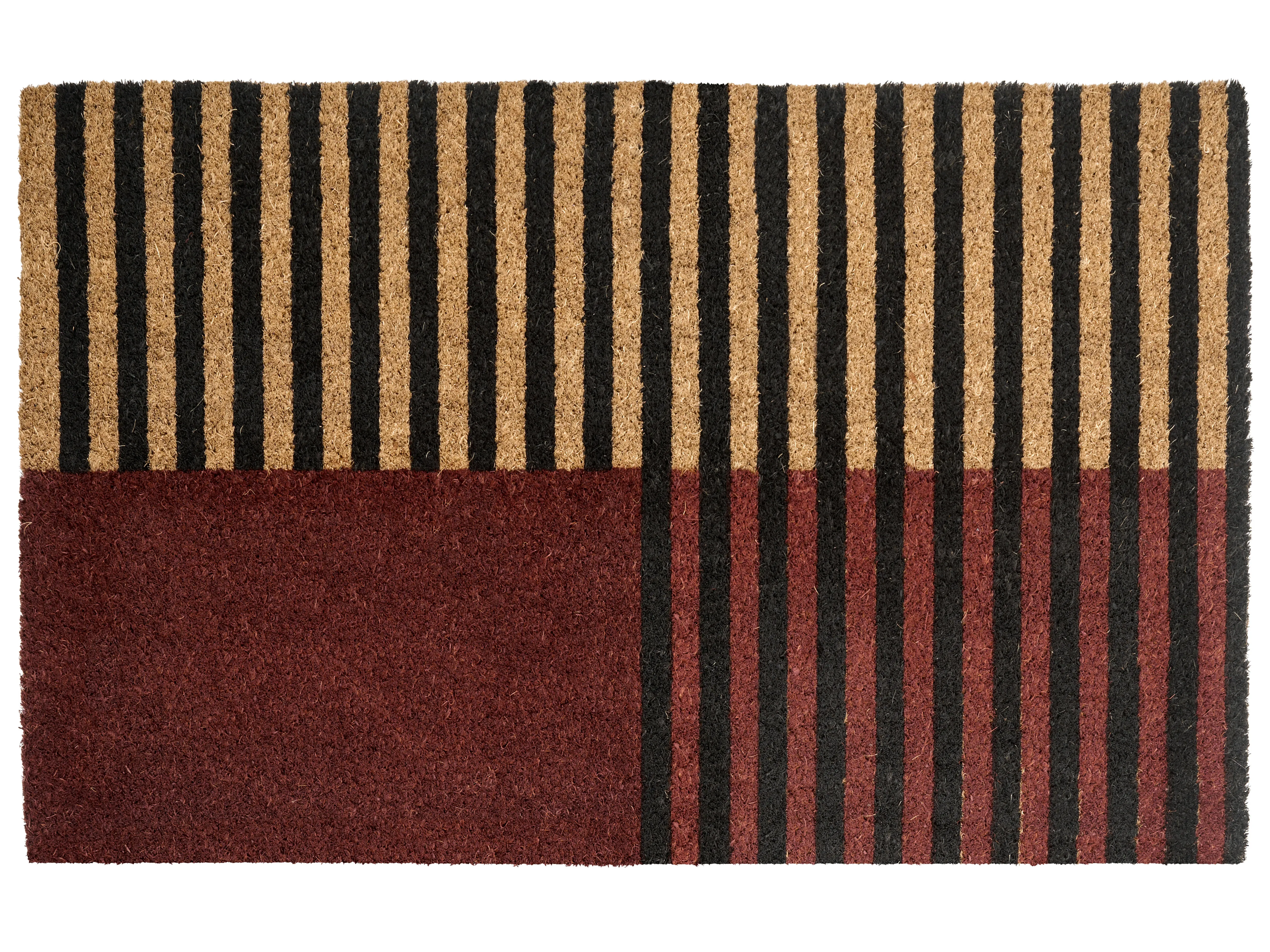 Deurmat TUKSUK Bruin/beige 50 x 80 cm Kokos