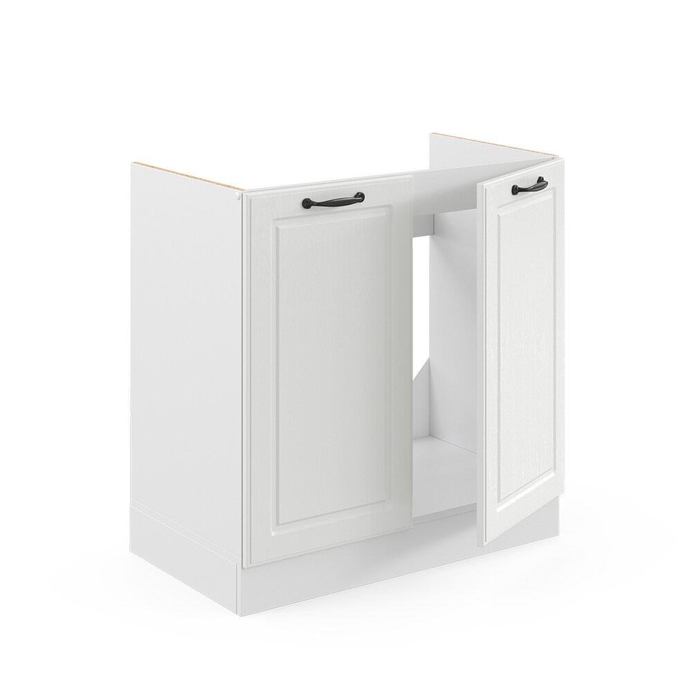Vicco Spülenunterschrank 80 cm Weiß Küchenschrank Unterschrank Küchenzeile R-Line