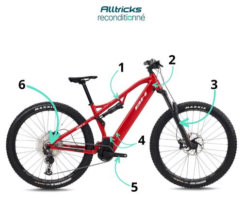 VTT Electrique Tout-Suspendu BH Atom Lynx Pro 8.2 Shimano Deore 12V 720 Wh 29'' Rouge - Produit Reconditionné