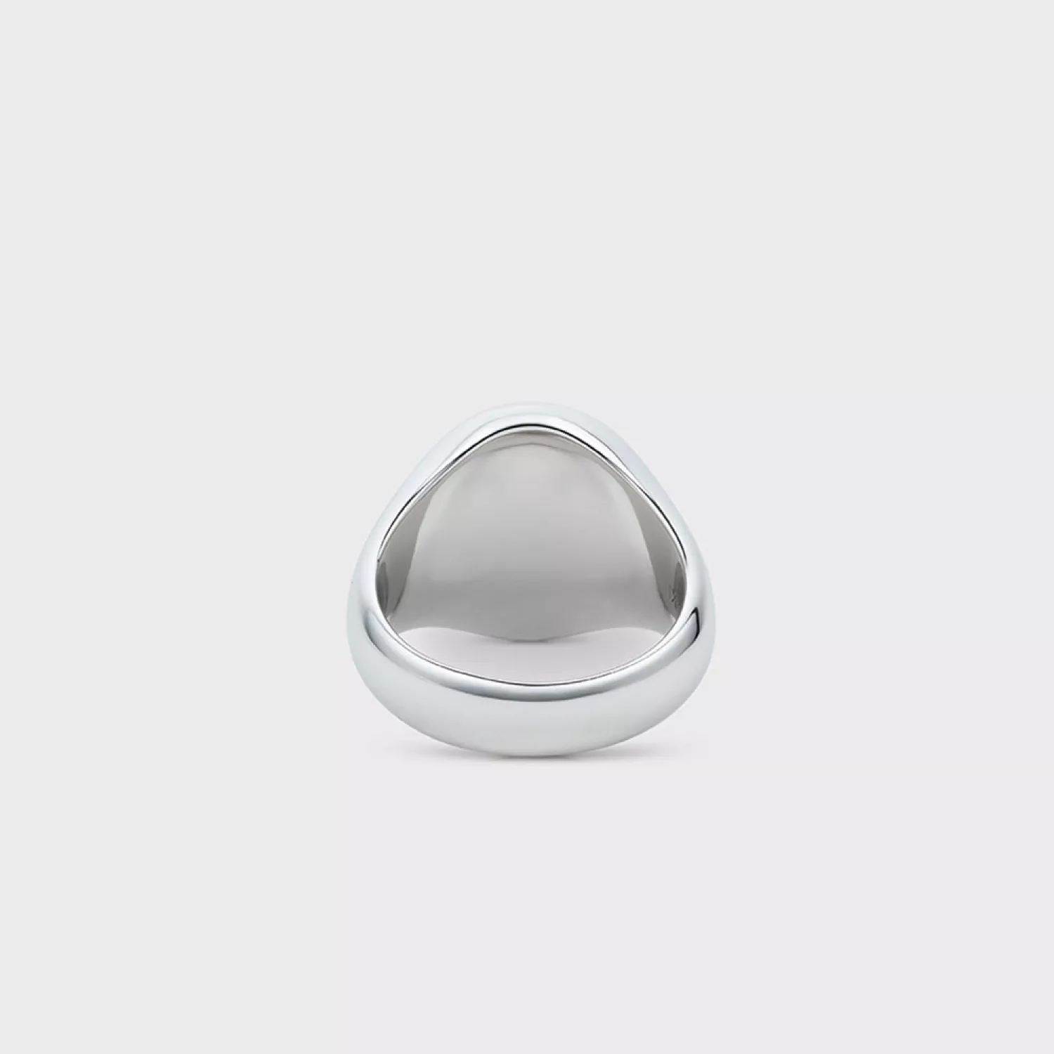 IX Studios Oval Signet Marble Ring 22 kt. Sølv DMN0337RHGRMA