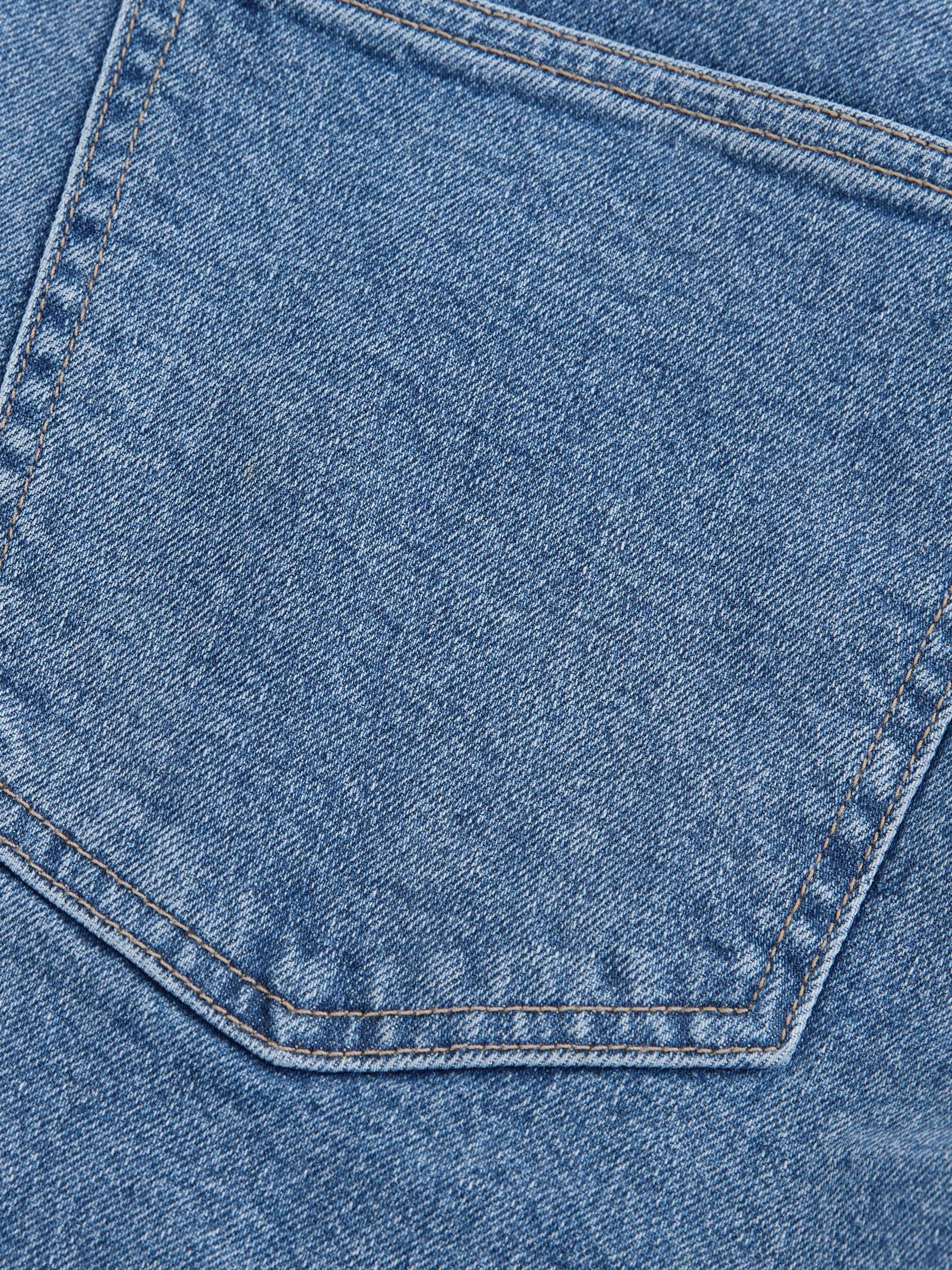 Lichtblauw - Slim Fit - Stretch denim short