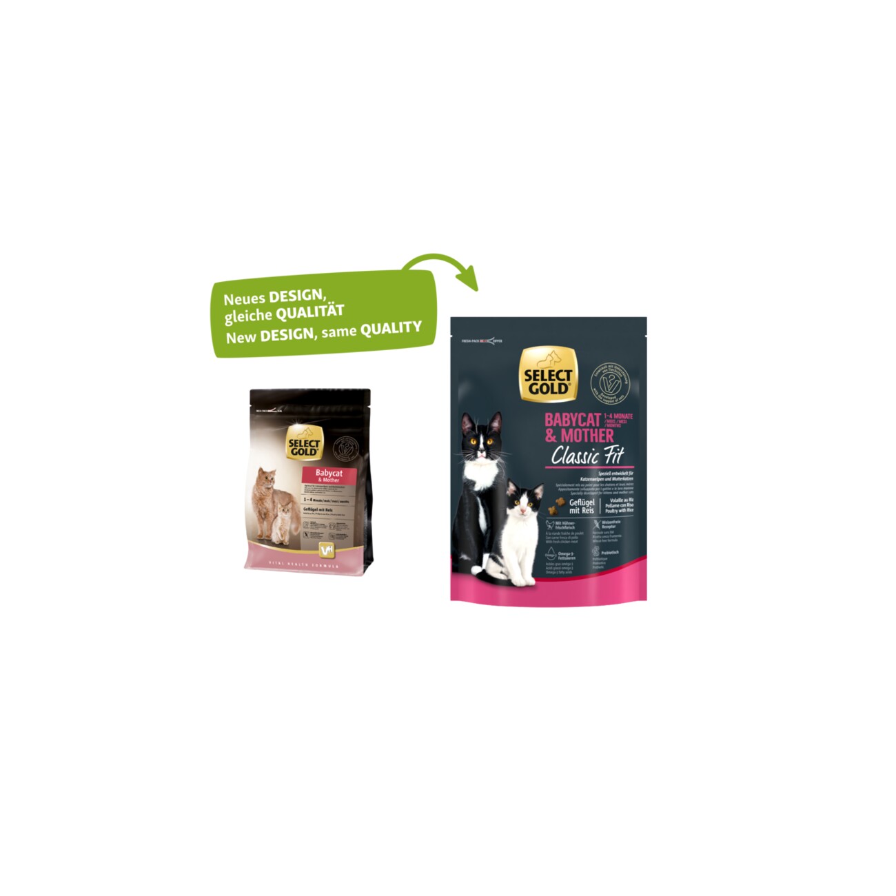 SELECT GOLD Babycat+Mother Geflügel und Reis 300 g