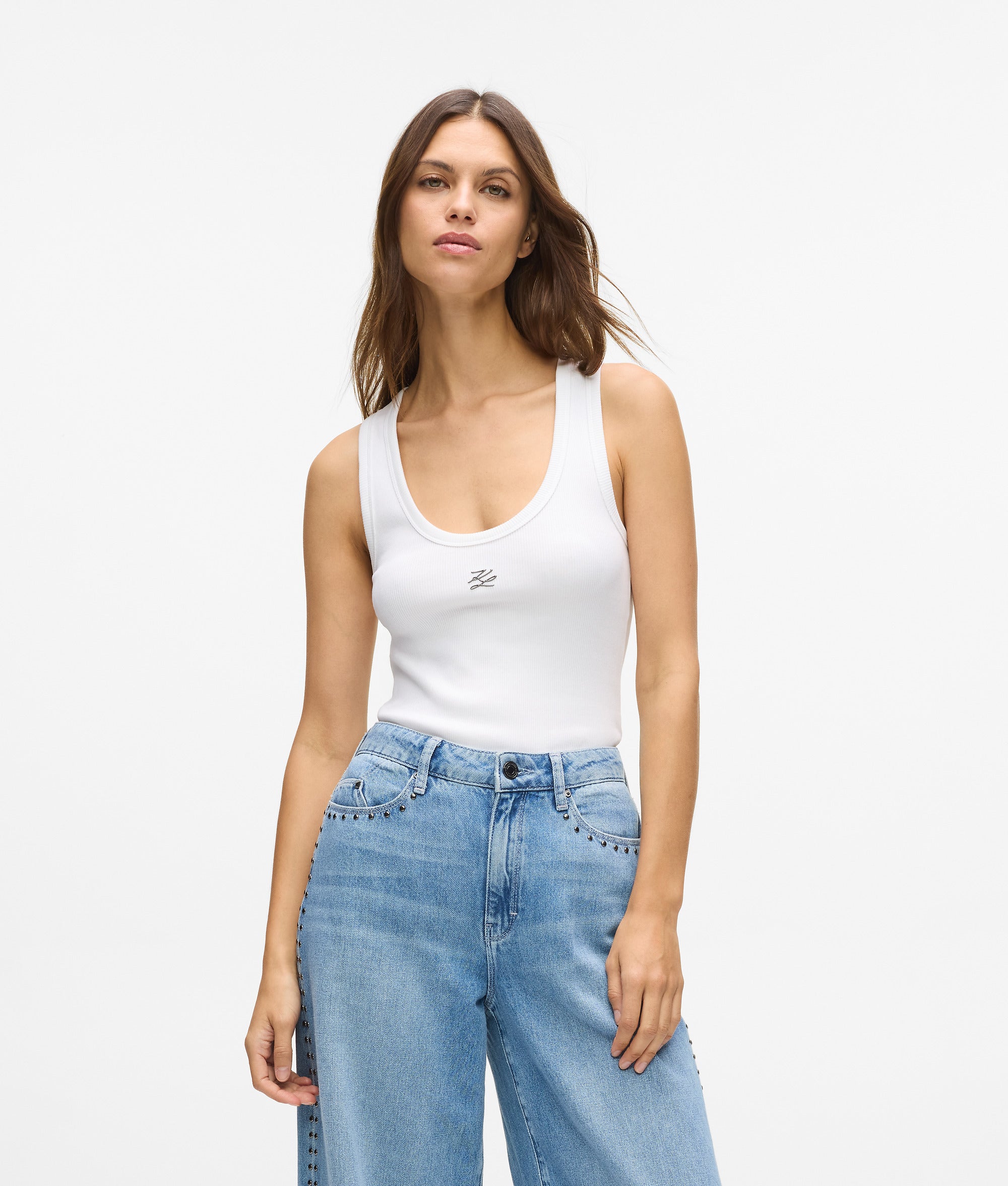 Autograph tanktop met rib