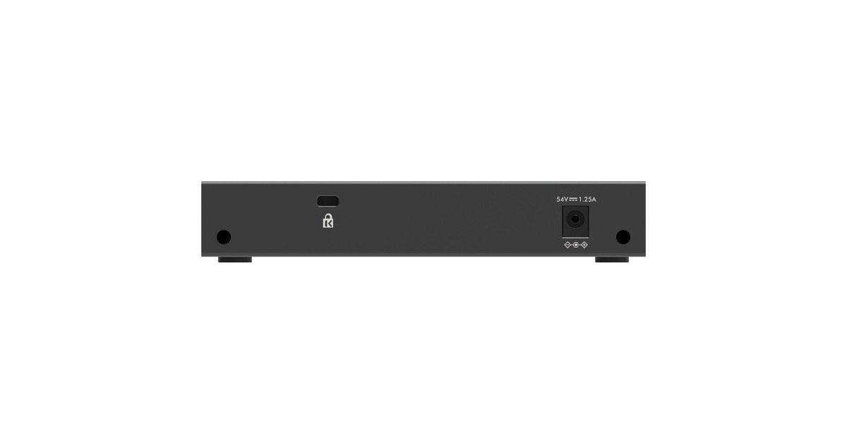 Netgear5-Port PoE+ Gigabit Ethernet SOHO Unmanaged Switch (GS305P)  (Zwart)