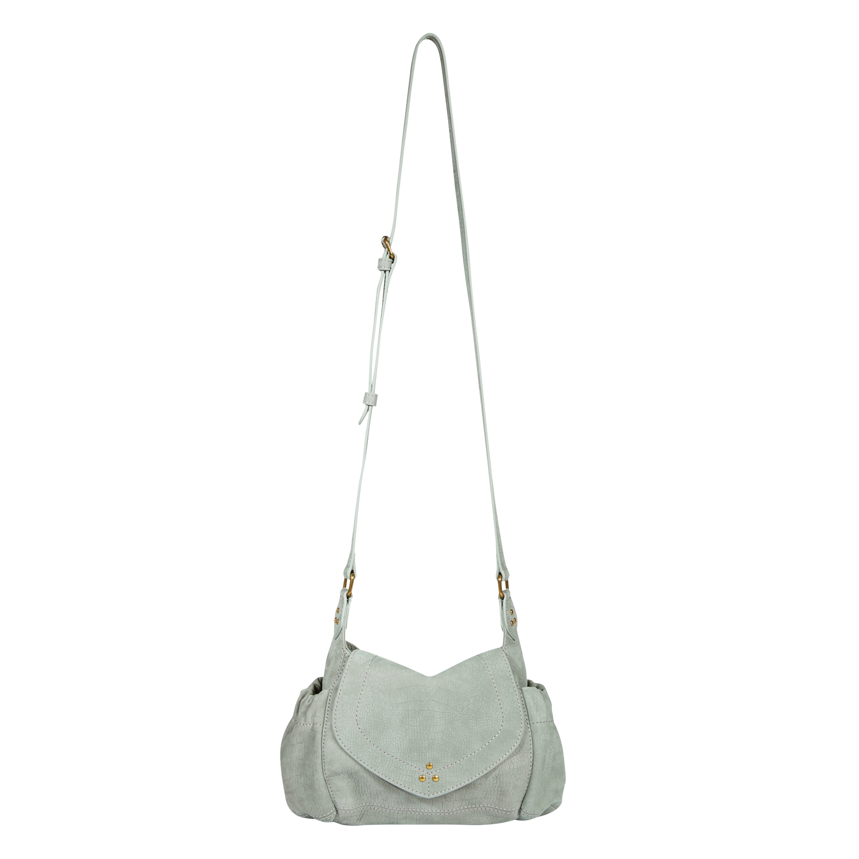 HELMUT S - Mini sac besace en cuir | Vert