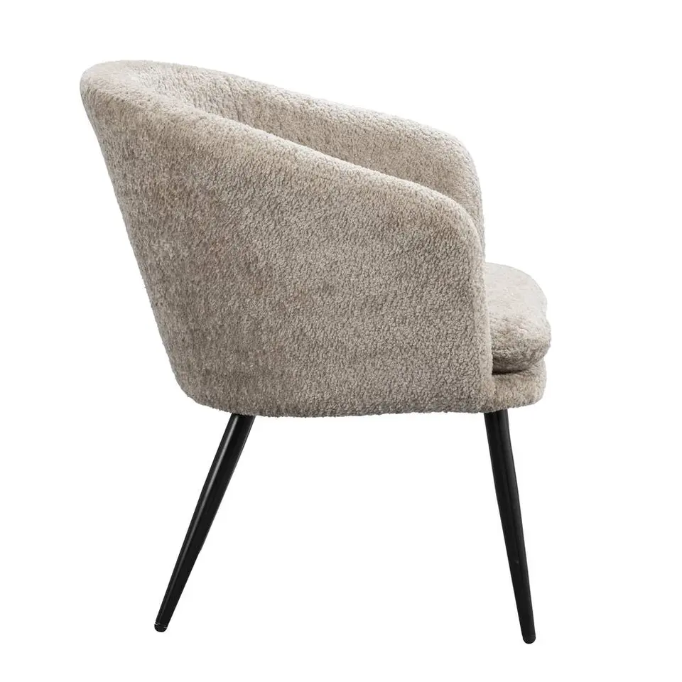 Fauteuil Cloe - stof - beige