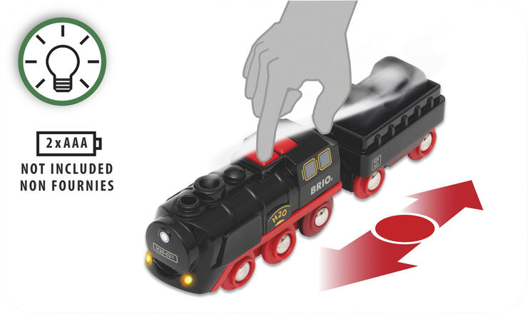 Brio Brio batteridrevet damptog
