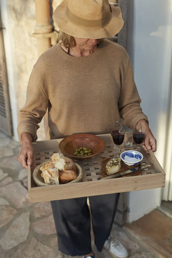 Skagerak Fionia Tray 52x36, Oak, 100% Brun
