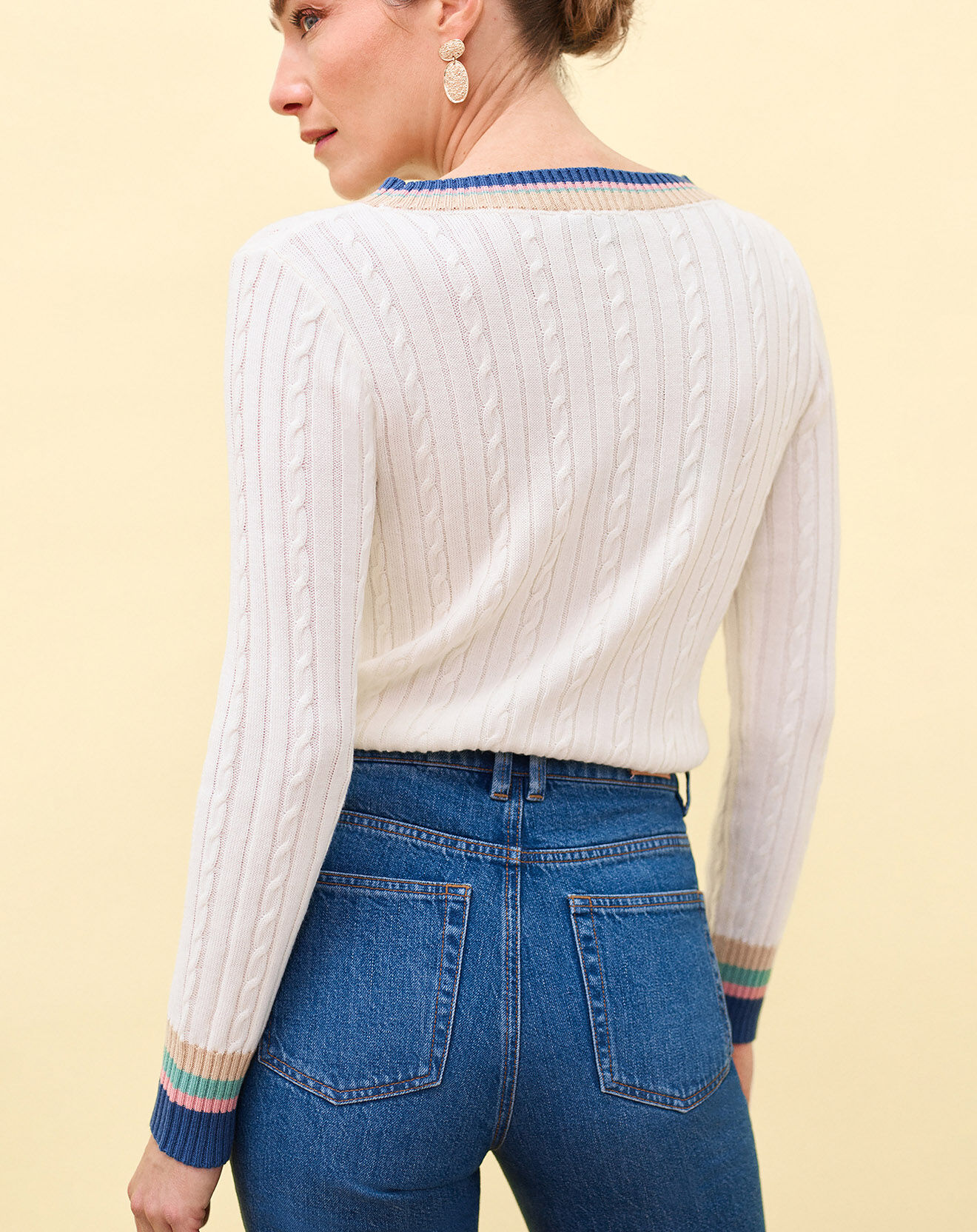 Caroll Jean droit Brisbane denim moyen