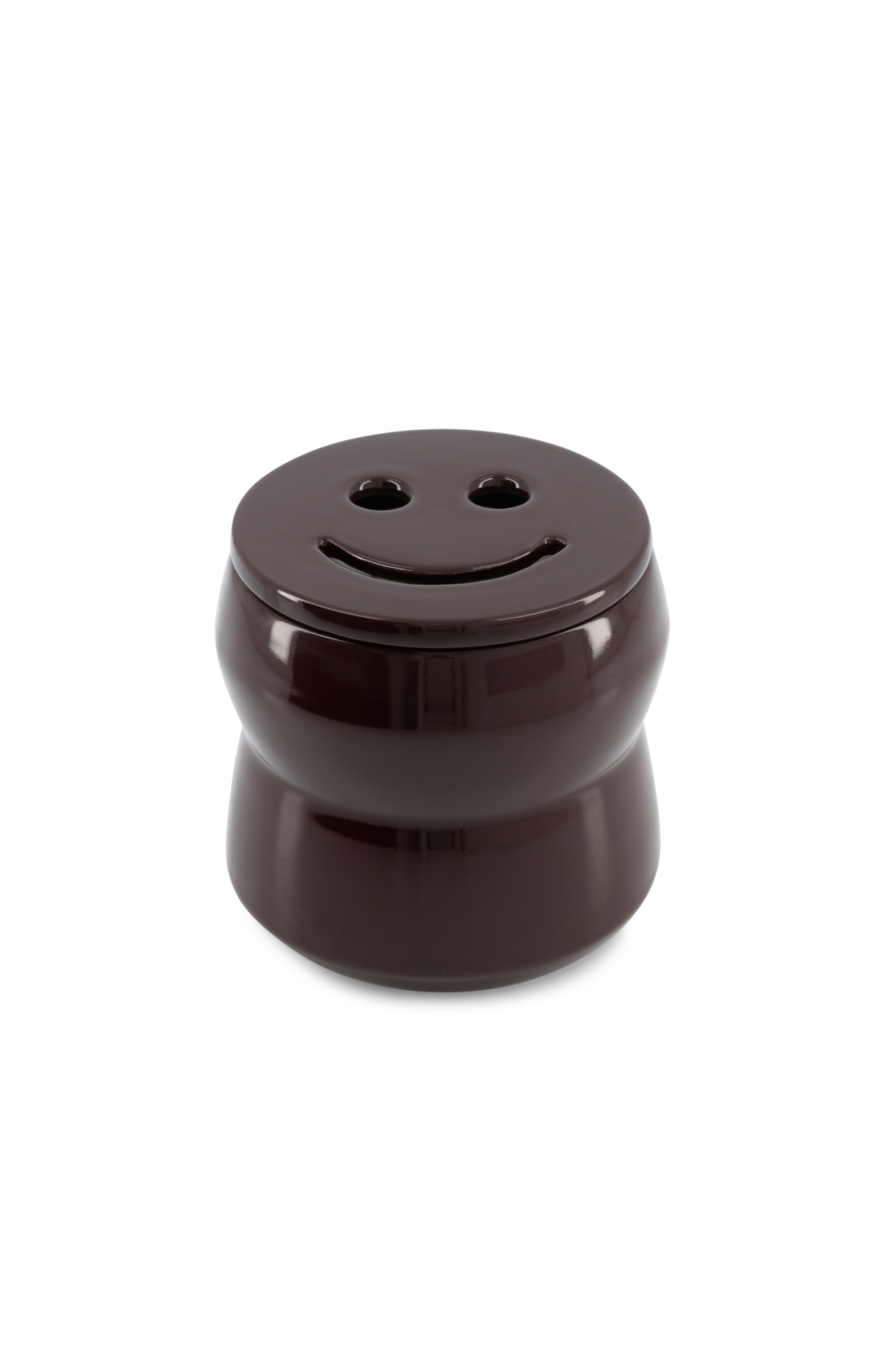 Kaars Shape 02.02 Candle & Happy lid Aubergine Shape 02.02 Candle & Happy lid Aubergine - Bois de Saffron